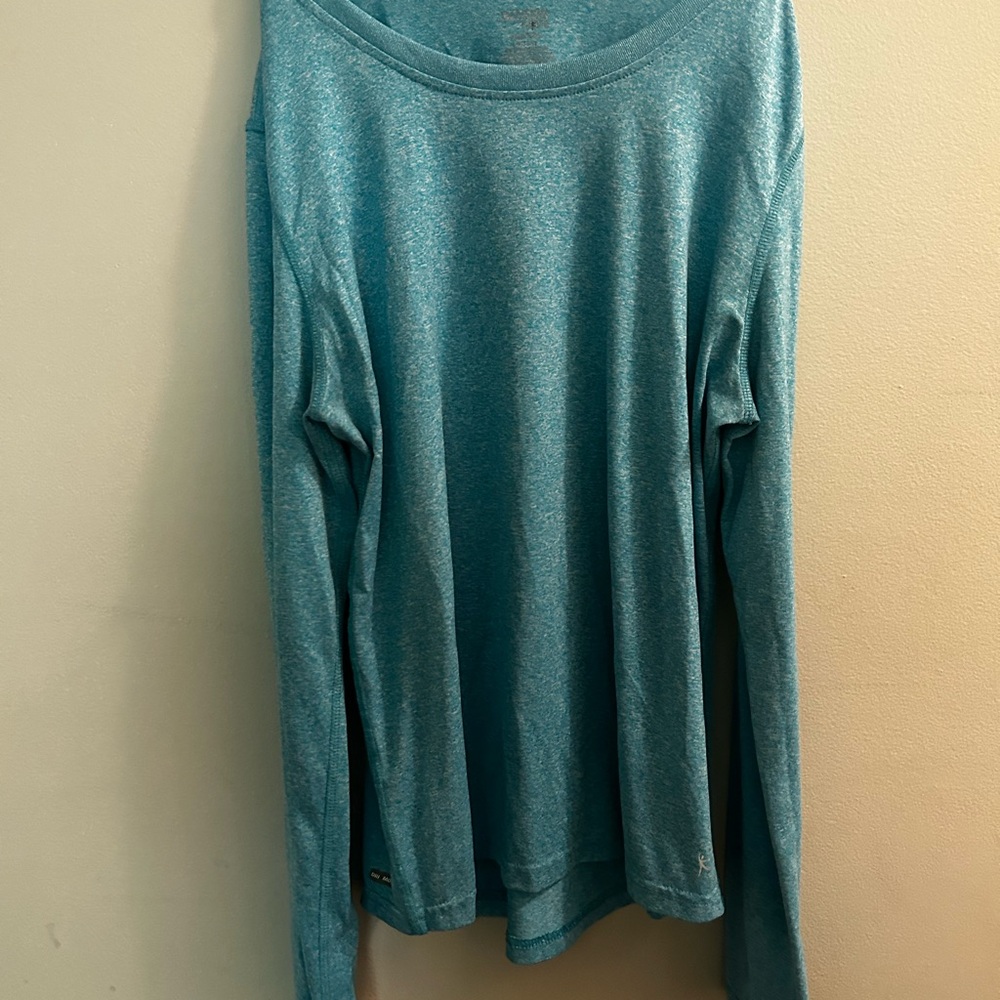 Blue Long Sleeve Top
